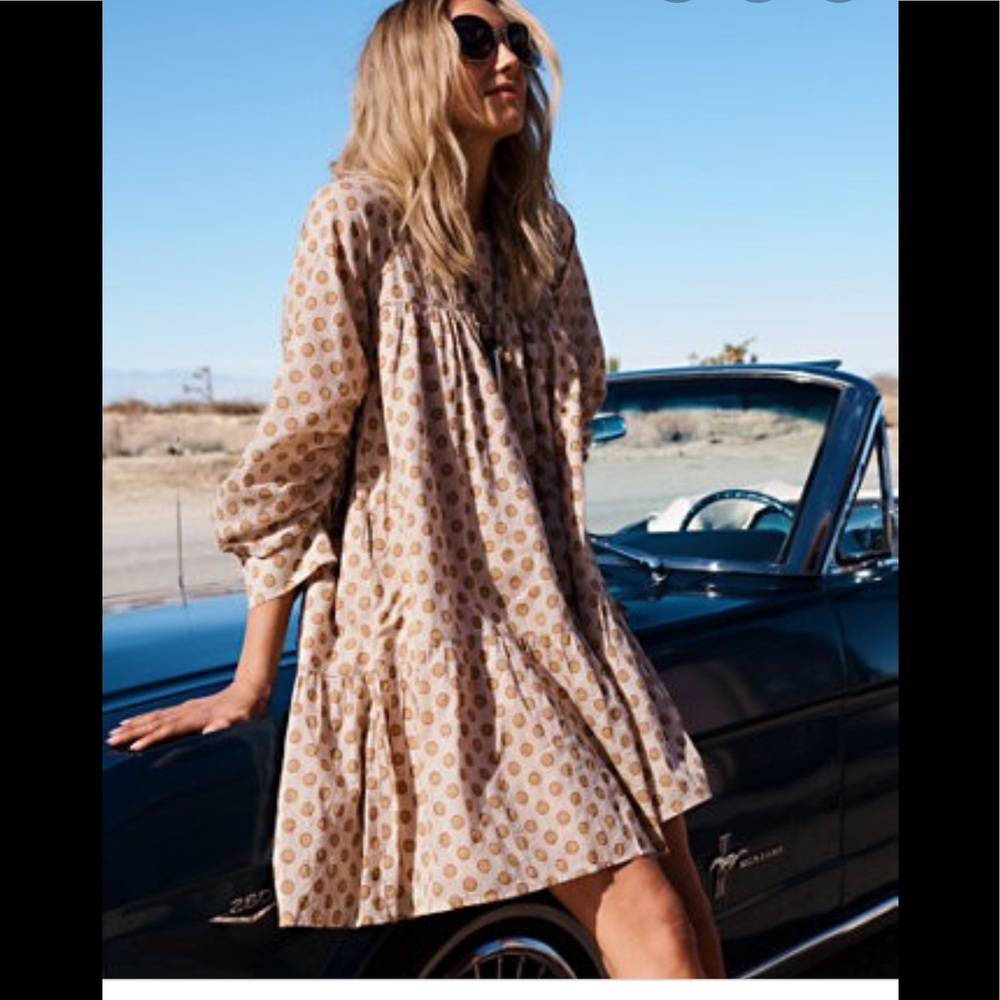 Happy Nature Polka Dot Dress - XL